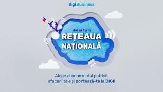 DIGI Business a lansat campania „Rețeaua Națională”! Operatorul oferă reduceri atractive pentru cei ce aleg abonamente Business Nelimitat