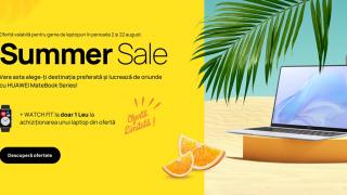 Huawei îți oferă ceasul Watch Fit la doar 1 leu dacă vei cumpăra un laptop MateBook din promoție