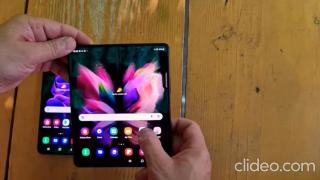 Samsung Galaxy Z Fold 3 și Z Flip 3 primesc un video hands-on prematur; Cât de vizibilă e camera de sub ecran?