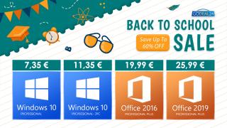 (P) Promoția "Back to School" demarată de GoDeal24 îți aduce o licență Windows 10 Pro la doar 5.67 euro (bundle)