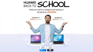 Huawei dă startul campaniei Back To School și oferă discount-uri de până la 2000 de lei, plus extra-garanție pentru notebook-urile din ofertă