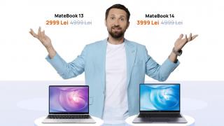 Laptopurile Huawei MateBook oferă autonomie sporită (până la 13 ore) şi sunt acum la oferta Back to School