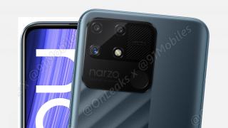 Realme Narzo 50A își prezintă design-ul în randări cu iz oficial; Are un vibe de Poco M3