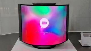 Samsung AI Speaker este o boxă inteligentă cu ecran flexibil, de 12.4 inch; A fost prezentată în cadrul Korea Display Exhibition
