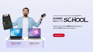 Cele mai populare laptopuri Huawei au parte de discount-uri atractive chiar și după începerea școlii