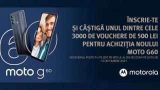 Motorola lansează smartphone-ul Moto G60 în România și oferă 3000 de vouchere de 500 lei pentru achiziția telefonului