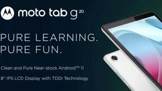 Motorola revine pe piața tabletelor cu modelul Moto Tab G20; Costă sub 150 de dolari, are display de 8 inch și rulează Android 11