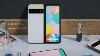 Pixel Fold, telefonul pliabil Google primeşte noi schiţe și randări concept; Ar avea ecran de 7.6 inch