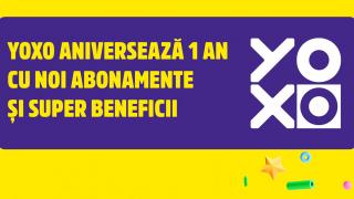 YOXO aniversează un an de existență și oferă clienților extra-beneficii, indiferent de abonamentul ales