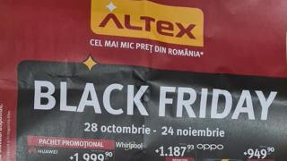 Catalogul Altex Black Friday 2021 a ajuns pe Internet; Iată câteva reduceri!