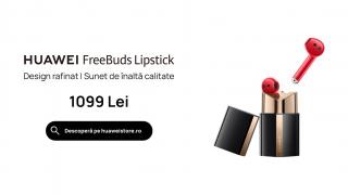 Huawei aduce în România căştile Huawei FreeBuds Lipstick şi oferă detalii despre cât va costa Watch GT3