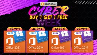 (P) KeysFan lansează campania Cyber Week Sale care ne aduce oferte 1+1 gratis pentru licențele Microsoft