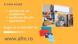A treia și ultima etapă Rabla pentru Electrocasnice începe la ora 10! Poți genera voucher pentru aparate de aer condiționat, uscătoare de rufe și aspiratoare