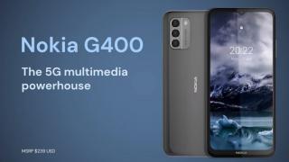 CES 2022: Nokia G400 devine oficial cu ecran 120Hz și 5G; Debutează și Nokia G100, C100, C200