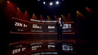 CES 2022: AMD anunță noua generație de CPU-uri bazată pe arhitectură Zen 3+, cu grafică RDNA2; Debutează și placa video entry-level Radeon 6500 XT