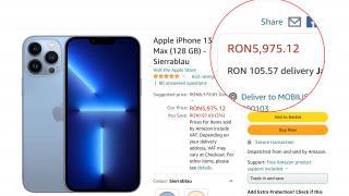 iPhone 13 Pro Max (128GB) e pe stoc la Amazon Germania şi e puțin mai ieftin decât pe eMAG la precomandă