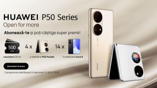 HUAWEI P50 Pro și pliabilul P50 Pocket urmează să debuteze în România! Compania demarează o campanie cu premii și surprize pentru fani