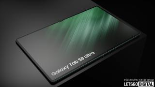 O imagine oficială cu tableta Galaxy Tab S8 Ultra și-a făcut apariția subit pe pagina de suport Samsung
