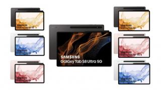 Amazon Italia listează toate cele 3 tablete din seria Galaxy Tab S8, alături de specificații și randări oficiale