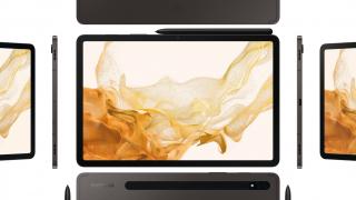 Tableta Samsung Galaxy Tab S8 în cele mai detaliate randări de până acum + wallpaper-urile oficiale