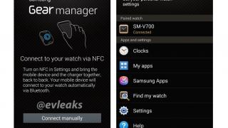 Primele imagini cu Samsung Gear Manager, aplicație Android pentru noul smartwatch Samsung