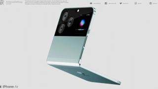 iPhone Air: cum ar putea arăta primul iPhone pliabil cu clapetă