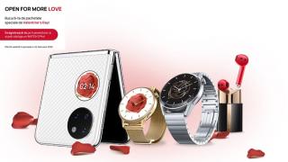 Huawei oferă extra reduceri de 10% cu ocazia Valentine's Day; Promoţii pentru zeci de produse, discount 600 lei la P50 Pro, P50 Pocket