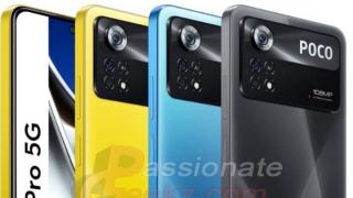 POCO X4 Pro 5G își face apariția în randări oficiale înainte de debut; Telefonul vine pe galben, negru și albastru
