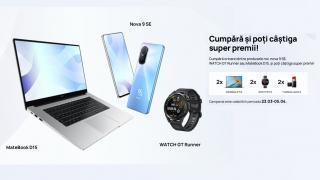 HUAWEI întâmpină primăvara cu noutăți în România: nova 9 SE, MateBook D 15 AMD și ceasul Watch GT Runner sosesc la precomandă cu super cadouri