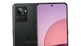OnePlus 10R își face apariția în randări realiste; Design inspirat de realme GT Neo3, decupaj central pentru camera selfie