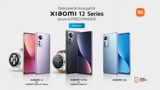 Seria Xiaomi 12 debutează pe cale oficială în România, fiind disponibile la precomandă cu ceas sau căști cadou și garanție 6 luni pentru ecran