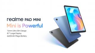realme Pad Mini a debutat: tabletă cu ecran de 8.7 inch, procesor Unisoc T616