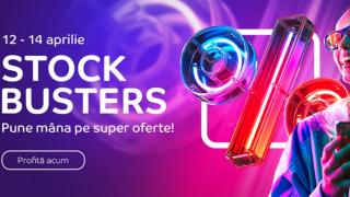 Stock Busters a început la eMAG și vine cu super oferte până pe 14 aprilie; Laptop cu ecran 90Hz și 1 TB SSD, Galaxy A52s cu discount atractiv