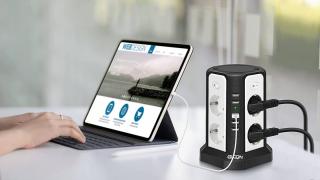 E LUNI e AMAZON: Azi vă recomandăm prelungitorul GLCON Power Strip - versatil și elegant, cu o mulțime de porturi pentru alimentarea dispozitivelor