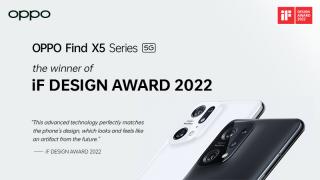 OPPO a câştigat 3 premii în cadrul iF Design Awards 2022, pentru telefonul pliabil Find N şi flagship-ul Find X5