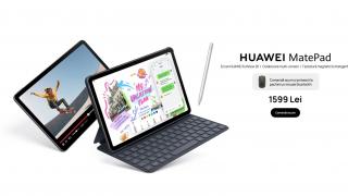 Tableta Huawei MatePad 10 sosește oficial în România; Are ecran 2K de 10.4 inch, suport stylus și 4 difuzoare Harman Kardon