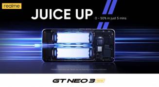realme GT NEO 3 stabileşte un record la testul de încărcare DXOMARK