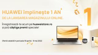 Huawei sărbătoreşte 1 an de la lansarea magazinului huaweistore.ro cu premii zilnice pentru utilizatori