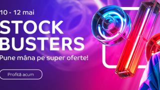 eMAG te așteaptă cu super oferte până pe 12 mai în cadrul campaniei Stock Busters! Moto Edge 30 Pro cu stylus, laptop cu SSD la 999 lei