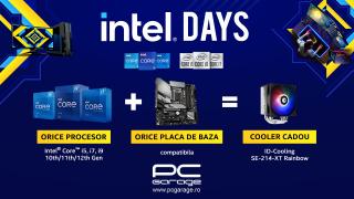 Cumpără un combo cu procesor Intel + placă de bază compatibilă de la PC Garage și ai cadou un cooler (în perioada 23 mai - 5 iunie)