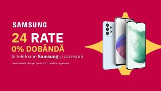 Doar azi poți achiziționa telefoane Samsung în 24 de rate fără dobândă de la Altex! Flagship-urile din seria Galaxy S22 au parte de discount