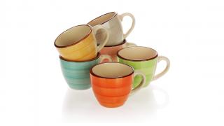 E LUNI e AMAZON: Azi vă recomandăm un set de cești colorate, perfecte pentru a-ți savura cafeaua în această vară alături de prieteni / familie