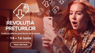 A început Revoluția Prețurilor pe eMAG, cu oferte atractive la toate produsele în perioada 14-16 iunie: Moto G71, Smart TV LG 126 cm, laptop Lenovo cu SSD, ecran FHD la 899 lei