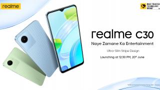 realme C30 va debuta oficial pe 20 iunie! Ar fi un telefon de buget cu baterie de 5000 mAh și o singură cameră în partea din spate