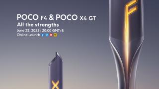 POCO F4 şi POCO X4 GT se lansează pe 23 iunie şi aflăm cât costă