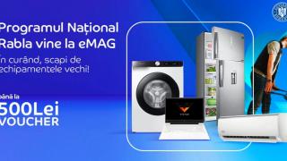Programul Național Rabla pentru Electrocasnice 2022 sosește la eMAG; Iată cum poți primi un voucher de până la de 500 lei