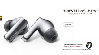Preț și disponibilitate HUAWEI FreeBuds Pro 2 în România (+brățară fitness Band 7 cadou la precomandă)