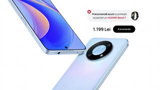 Preț și disponibilitate Huawei nova Y90 în România (+ brățară fitness cadou)