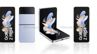 Samsung Galaxy Z Flip4 se lasă admirat din toate unghiurile și vine pe nuanțe de gri, violet, albastru și rose gold