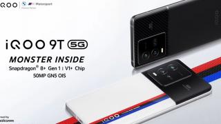 iQOO 9T a debutat: telefon flagship cu CPU Snapdragon 8+ Gen 1, răcire cu lichid, design BMW